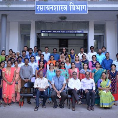 Honble VC Sir, HOD Dept. Of Chemistry And Participants Group Photo