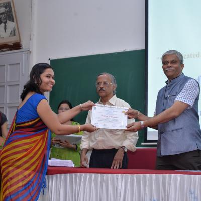 Participant Receiving Certificate 11