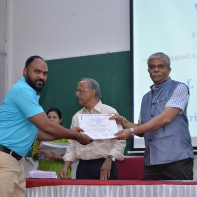Participant Receiving Certificate 2