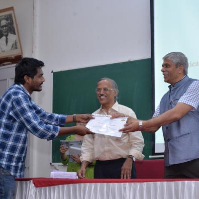 Participant Receiving Certificate 4