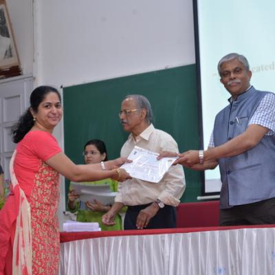 Participant Receiving Certificate 5