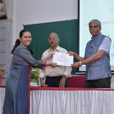 Participant Receiving Certificate 8